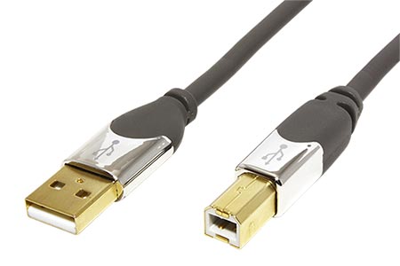 USB 2.0 kabel USB A(M) - USB B(M), 1m