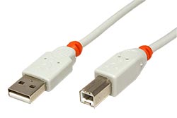 USB 2.0 kabel USB A(M) - USB B(M), 5m