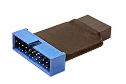 USB 2.0 redukce na základní desku 10pin(F) -> 20pin(F)