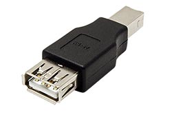 USB 2.0 redukce USB2.0 A(F) - USB2.0 B(M)