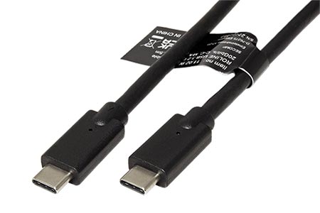 USB 20Gbps (3.2 gen 2x2) kabel USB C(M) - USB C(M), PD 240W, 1,5m, černý