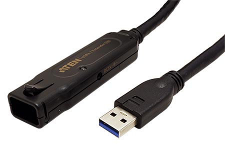 USB 5Gbps aktivní prodlužovací kabel, USB3.0 A(M) - USB3.0 A(F), 10m (UE3310)