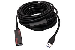 USB 5Gbps aktivní prodlužovací kabel, USB3.0 A(M) - USB3.0 A(F), 10m