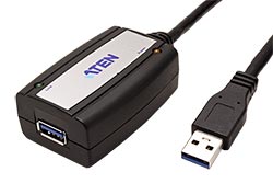 USB 5Gbps aktivní prodlužovací kabel, USB3.0 A(M) - USB3.0 A(F), 5m (UE350A)