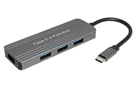 USB 5Gbps Hub, USB C(M) -> 4x USB3.0 A(F)