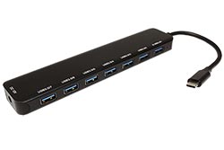 USB 5Gbps Hub, USB C(M) - 7x USB3.0 A(F), se zdrojem