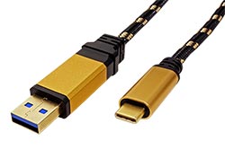 USB 5Gbps kabel USB3.0 A(M) - USB C(M), 0,5m