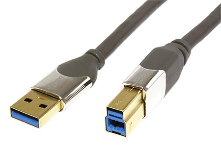 USB 5Gbps kabel USB3.0 A(M) - USB3.0 B(M), 0,5m