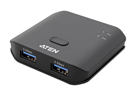 USB 5Gbps přepínač 2:2, 2x USB 3.0 A - 2x USB 3.0 A (US4322)