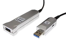 USB 5Gbps (USB 3.0) aktivní optický prodlužovací kabel, USB3.0 A(M) - USB3.0 A(F), 50m