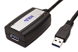 USB 5Gbps (USB 3.0) aktivní prodlužovací kabel, USB3.0 A(M) - USB3.0 A(F), 5m (UE350A)