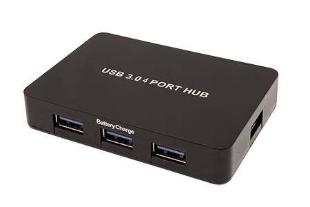 USB 5Gbps (USB 3.0) Hub, 4x USB3.0 A(F), se zdrojem