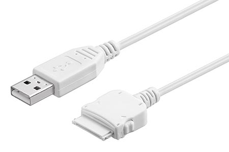 USB kabel pro IPOD/IPHONE, 1,5m, bílý