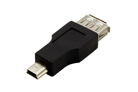 USB redukce USB A(F) - miniUSB 5pinB(M)