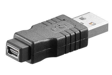 USB redukce USB A(M) - miniUSB 5pinB(F)
