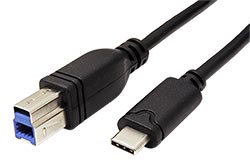 USB SuperSpeed 5Gbps kabel USB3.0 B(M) - USB C(M), 1,8m