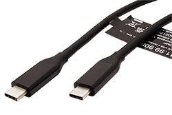 USB4 40Gbps kabel USB C(M) - USB C(M),  PD 20V/5A, 0,5m, černý