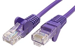 UTP patchkabel kat. 5e, 15m, fialový