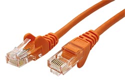 UTP patchkabel kat. 5e, 1m, oranžový