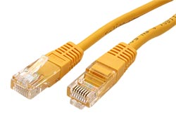 UTP patchkabel kat. 5e, 3m, žlutý