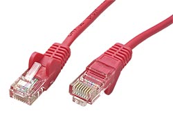 UTP patchkabel kat. 5e, 5m, růžový