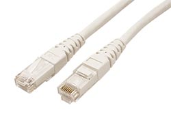 UTP patchkabel kat. 6, 0,3m, bílý