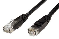UTP patchkabel kat. 6, 1,5m, černý