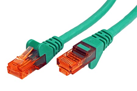 UTP patchkabel kat. 6, 15m, zelený