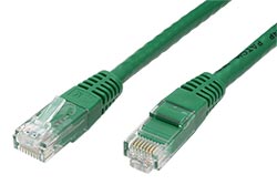 UTP patchkabel kat. 6, 1m, zelený