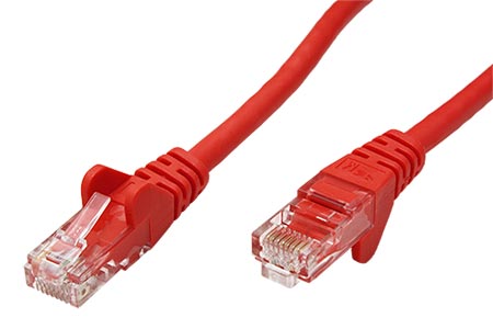 UTP patchkabel kat. 6, 20m, červený