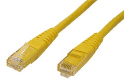 UTP patchkabel kat. 6, 2m, žlutý