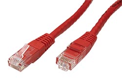 UTP patchkabel kat. 6, 7m, červený