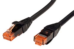 UTP patchkabel kat. 6, Component Level, LSOH, 3m, černý