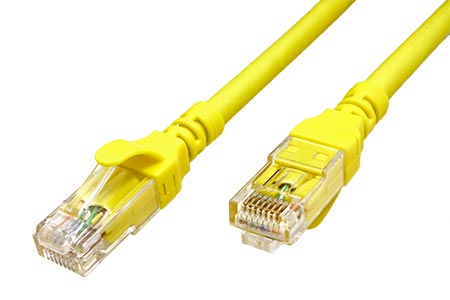 UTP patchkabel kat. 6, Component Level, LSOH, 3m, žlutý