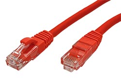 UTP patchkabel kat. 6, LSOH, 1,5m, červený