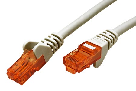 UTP patchkabel kat. 6, LSOH, 7,5m, šedý