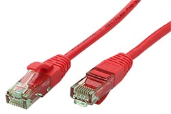 UTP patchkabel kat. 6a, 10m, červený