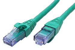 UTP patchkabel kat. 6a, Component Level, 0,5m, LSOH, zelený