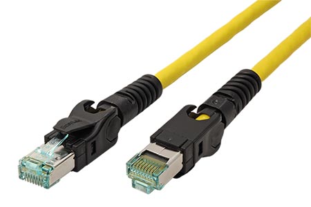 VarioBoot S/FTP patchkabel kat. 6a, žlutý, 2m