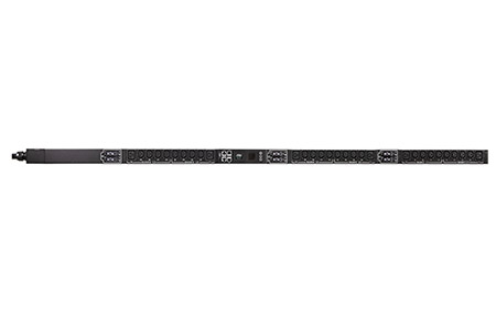 Vertikální napájecí panel 24x C13 + 6x C19, IP, měření, ovládání, jištění, vidlice IEC 60309 3x 32A,3m (PG96330G)