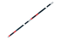 Vertikální napájecí panel 36x IEC320 C13, 12x zásuvka DE, 2x 3m, bez vidlice (800.0113)