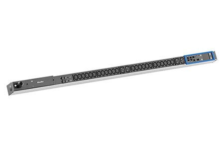 Vertikální napájecí panel BN PRO M, 24x C13, 4x C19, měření /fáze, 2x jistič, 3m, IEC 60309 32A (BM0015592)