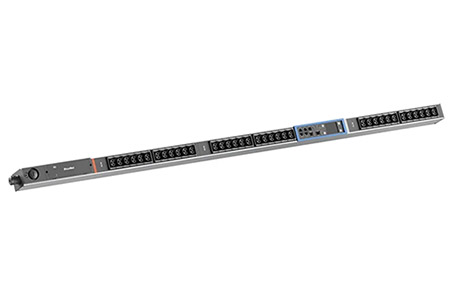 Vertikální napájecí panel BN PRO M+, 36x C13/19, RCM, měření, 3m, IEC 60309 3x 16A (BM0024752)