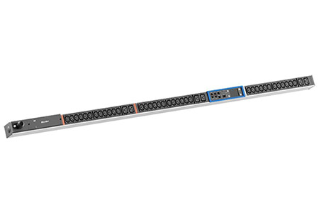 Vertikální napájecí panel BN PRO M, 36x C13, 6x C19, měření /fáze, 3m, IEC 60309 3x 16A (BM0015590)