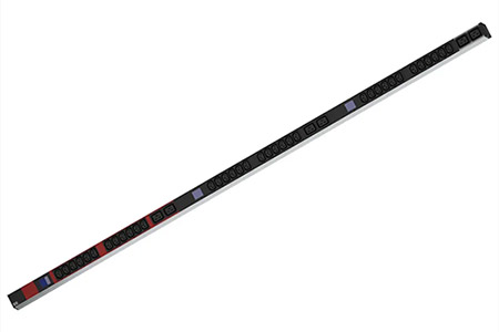 Vertikální napájecí panel BN0500, 36x C13, 6x C19, 3x lokální měření /fáze, 3m, IEC 60309 3x 16A (800.2403)