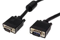 VGA kabel MD15HD-MD15HD, černý, 0,5m