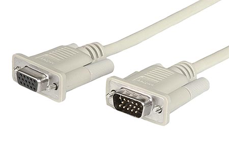 VGA kabel prodlužovací MD15HD-FD15HD, 3m