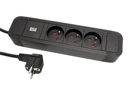 Vícenásobná zásuvka PRIMO 2, 230V/16A, 3x zásuvka CZ, 2m
