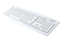 Vodotěsná klávesnice, USB, německá, bílá (SSWKSV208DE)