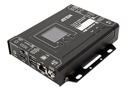 Vysílač / přijímač HDMI+USB+Eth.+RS232 přes IP, 4K@60Hz, H.265, PoE (VE8662)